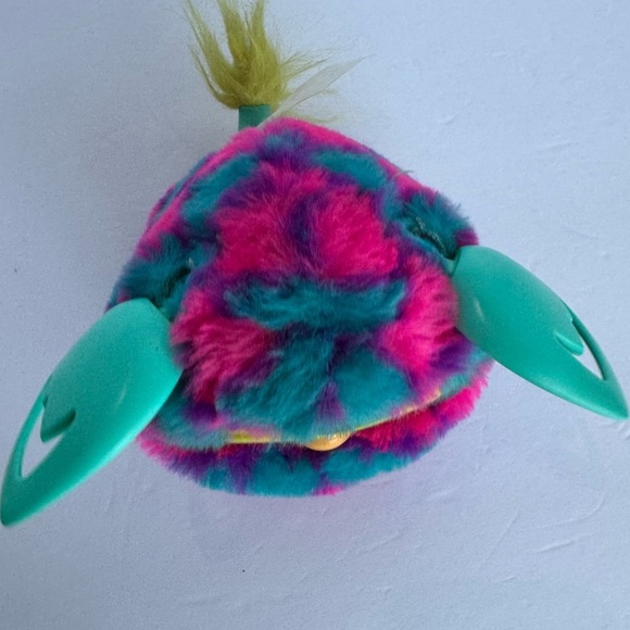 2012 Hasbro Furby BOOM Hearts Blue Teal Pink Interactive Talking Toy Plush EUC - Picture 10 of 14